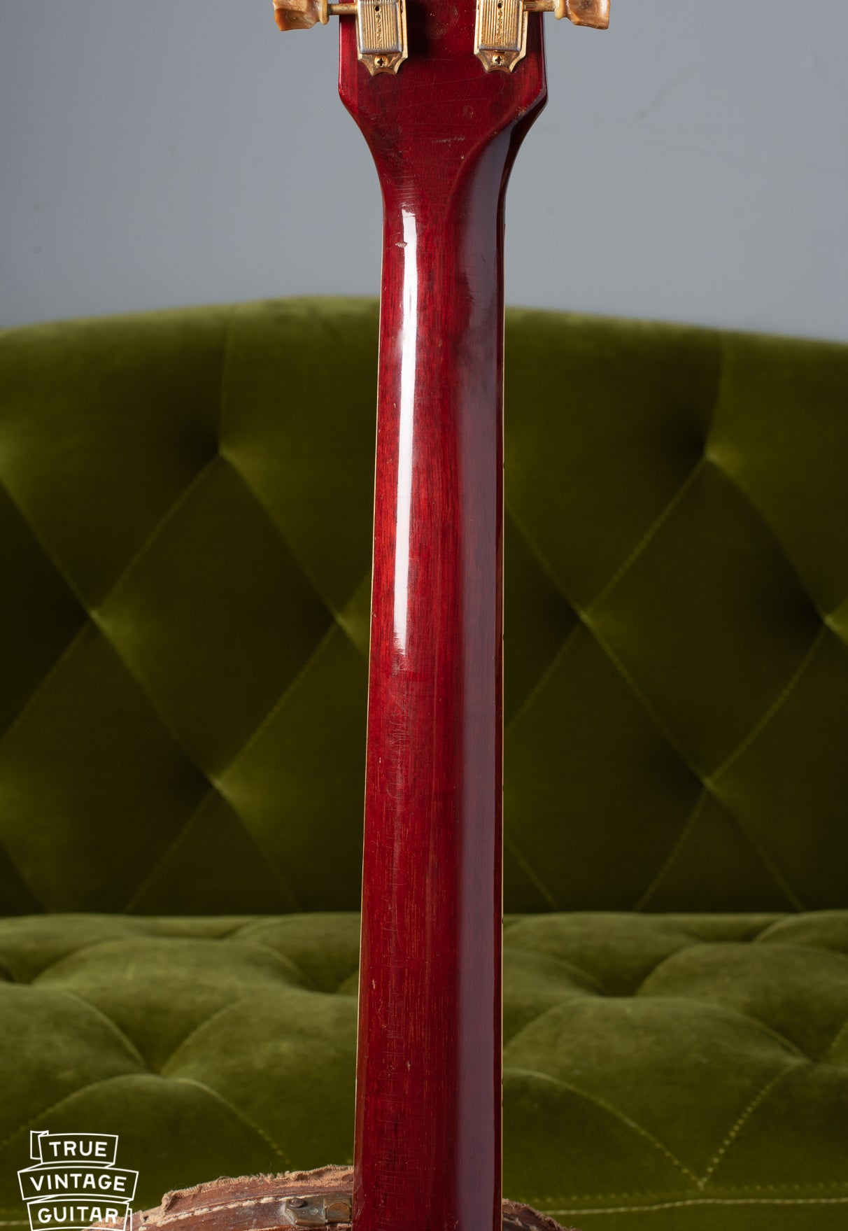 Back of neck 1960 Gibson ES-345 guitar