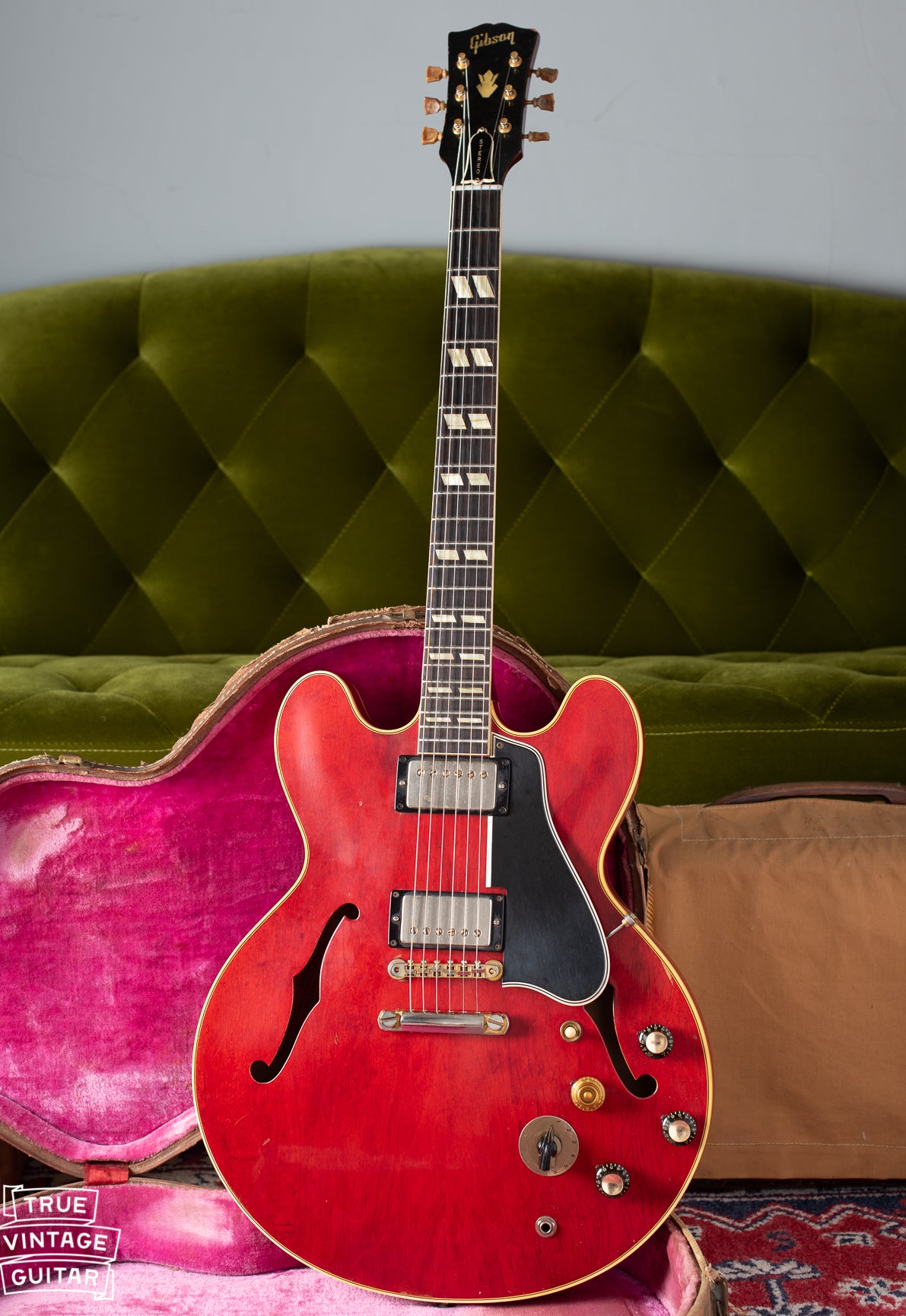 Vintage Gibson ES-345 1960 guitar Red