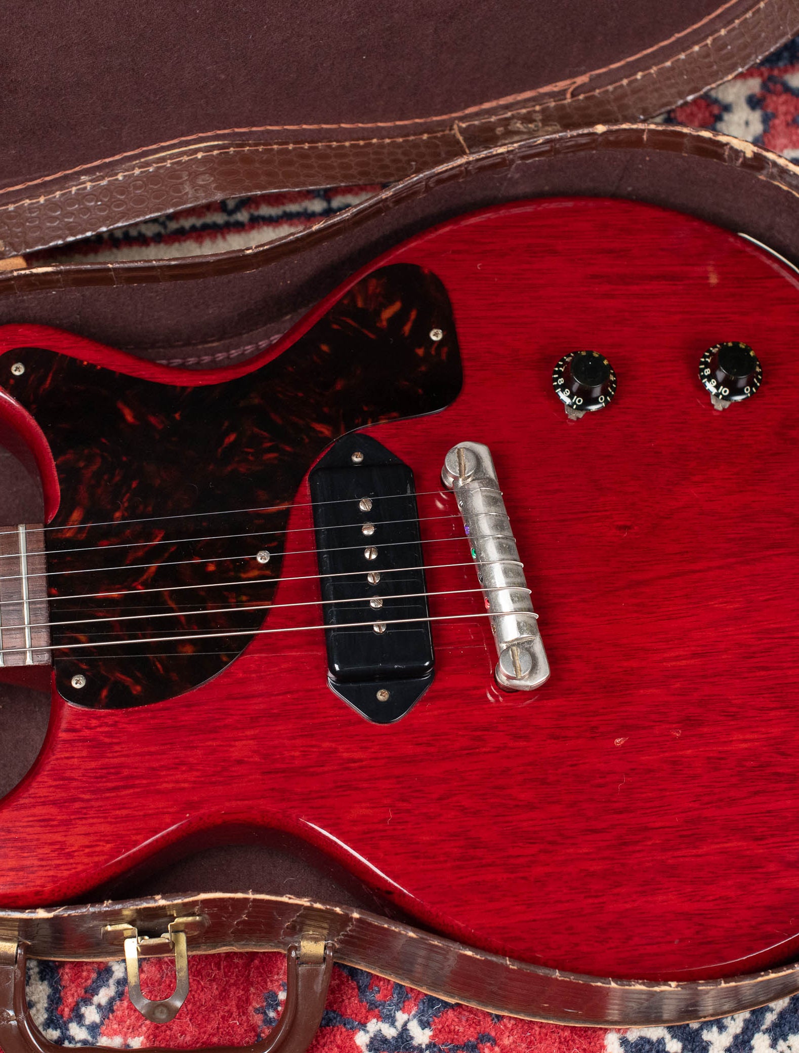 Vintage Gibson Les Paul electric guitar red 1950s