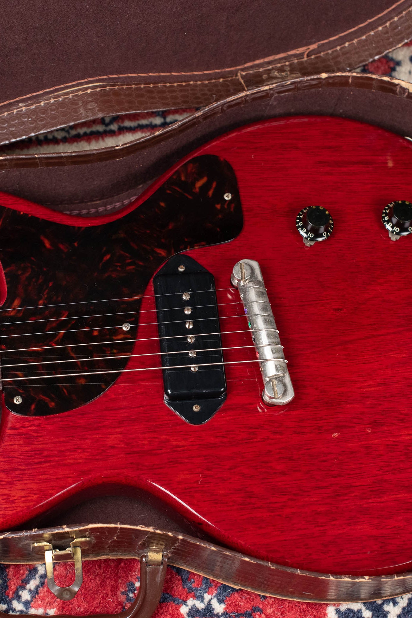 Vintage Gibson Les Paul electric guitar red 1950s