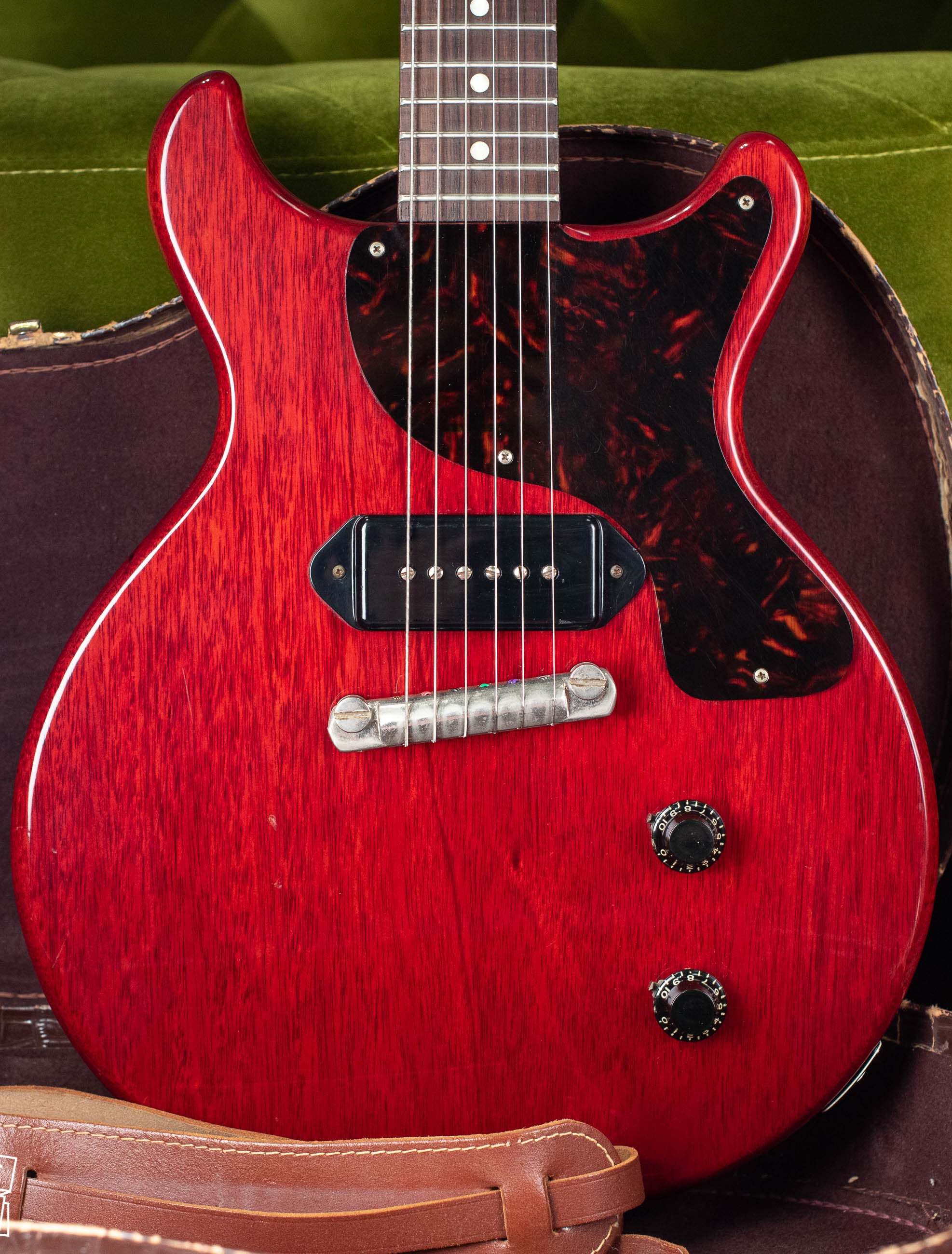 Double cut Cherry Red Gibson Les Paul Junior 1959