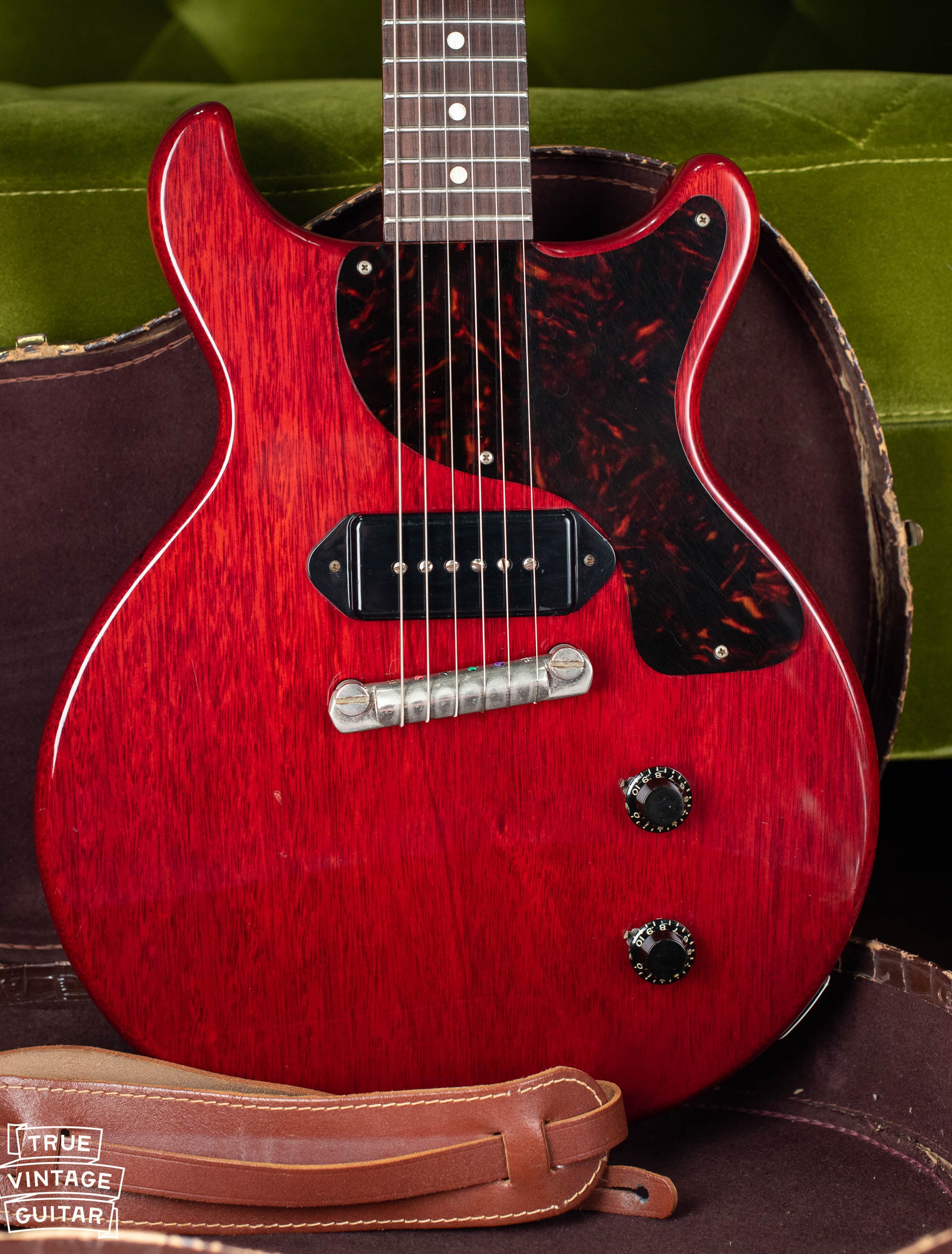1959 Gibson Les Paul Junior Cherry Red vintage electric guitar