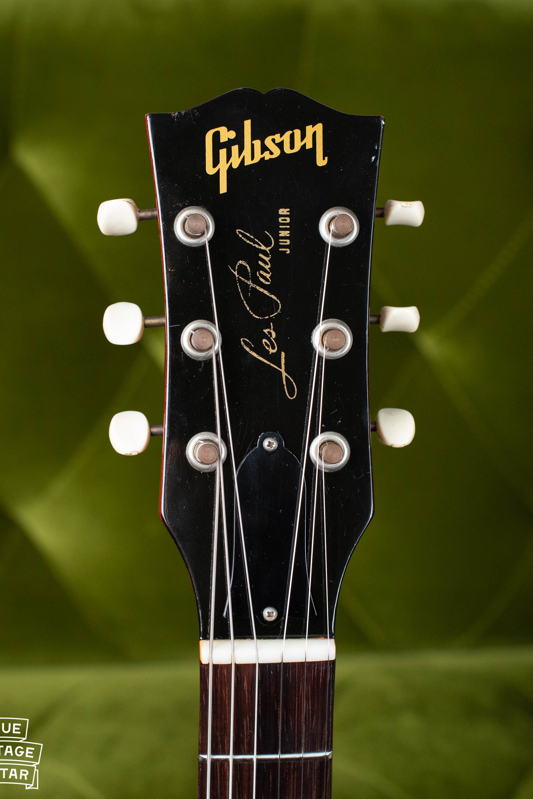 Headstock, vintage Gibson, Les Paul Junior 1959