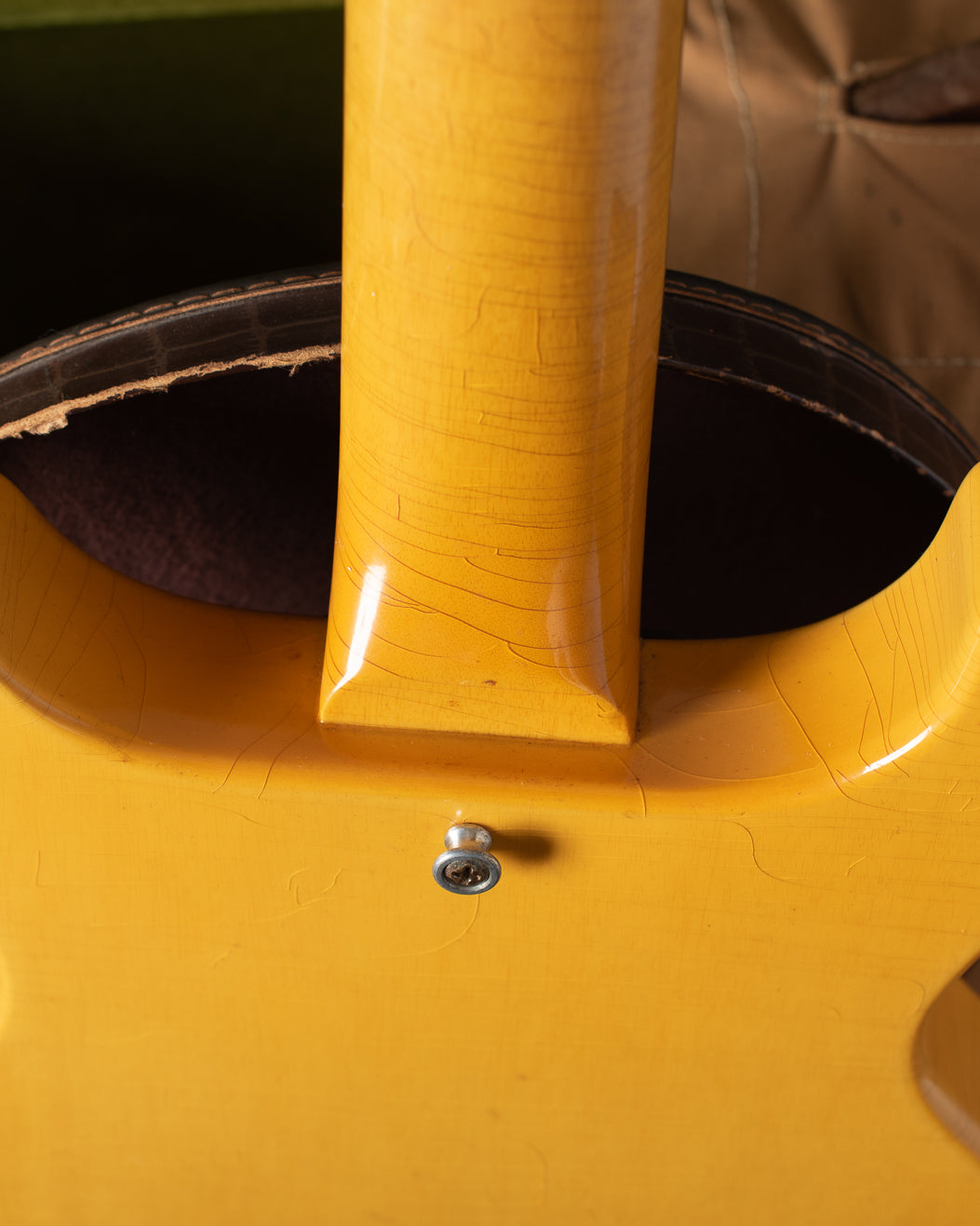 Neck joint Gibson Les Paul TV Model 1958 yellow
