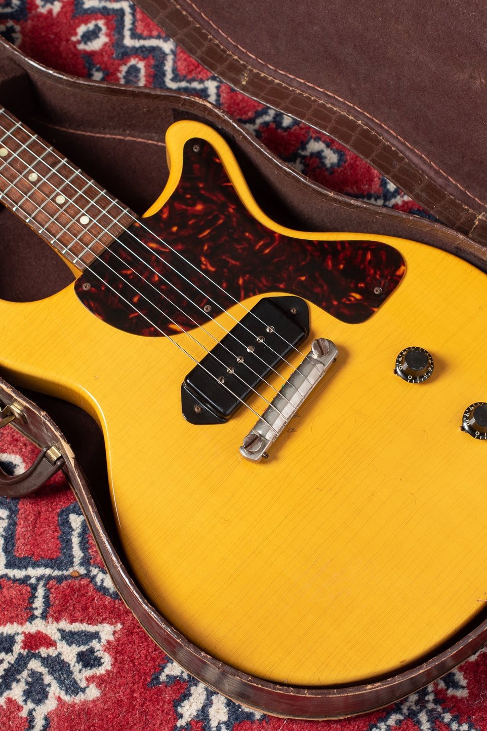 Gibson Les Paul TV Junior 1958 body in original case with celluloid pickguard