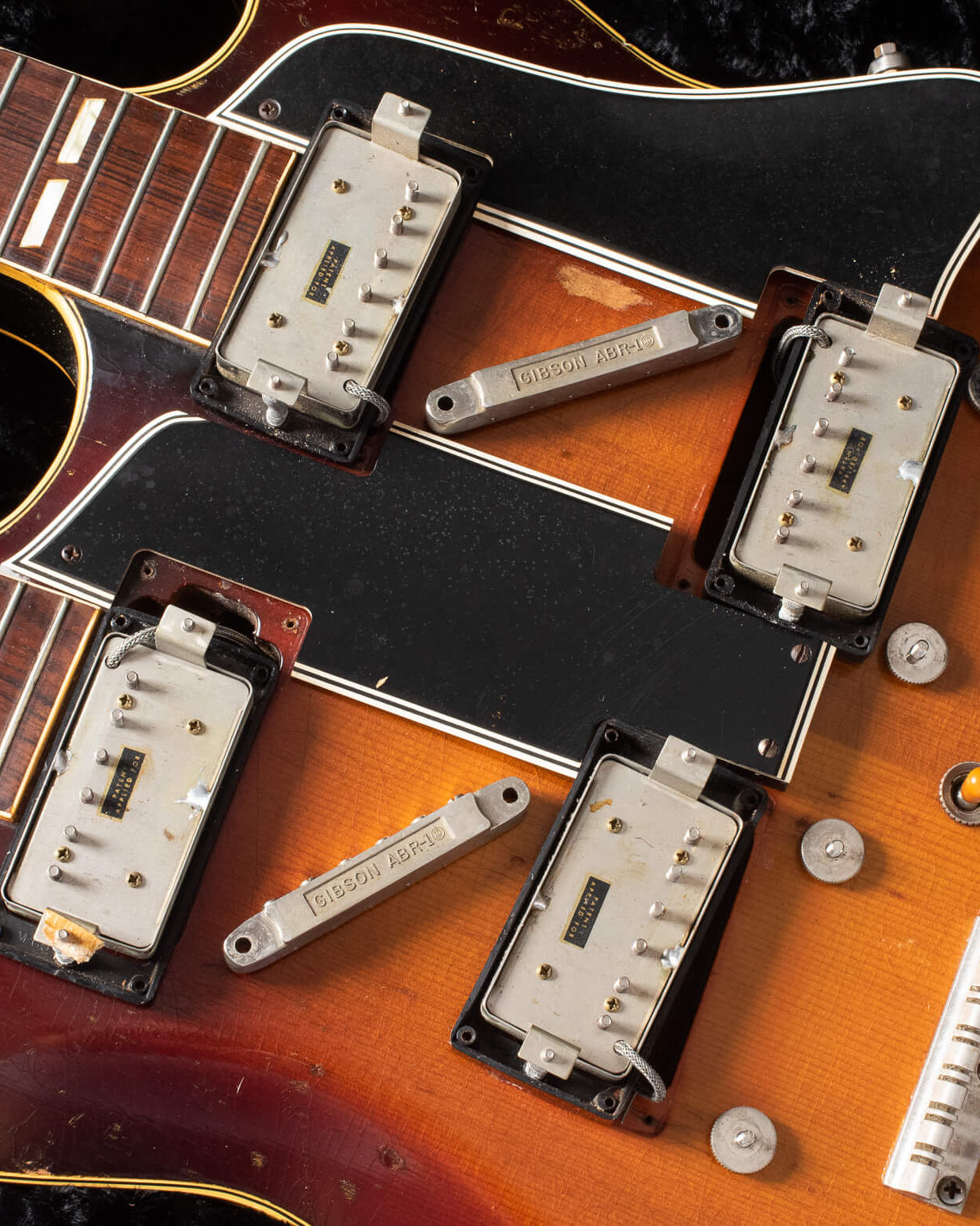 Patent Applied For Humbucking pickups PAF
