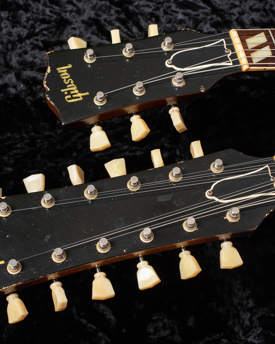 Pearl Gibson headstock logo 1959 Gibson EDS-1275 double neck