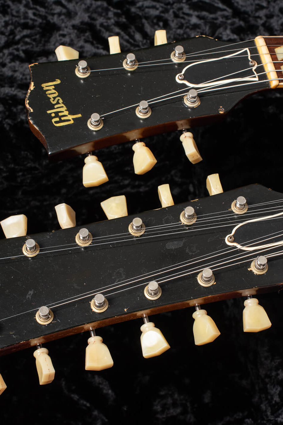 Pearl Gibson headstock logo 1959 Gibson EDS-1275 double neck