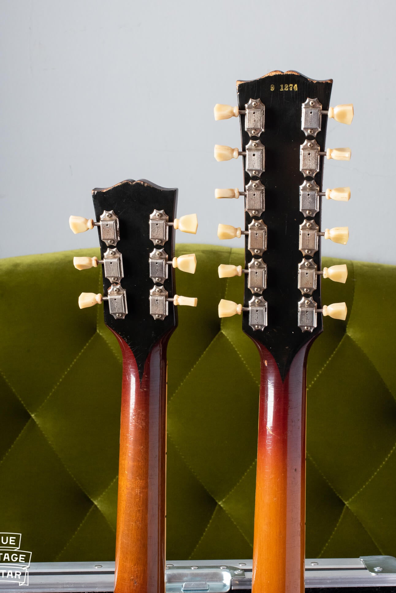 Double Stinger on 1959 Gibson EDS-1275 double neck guitar