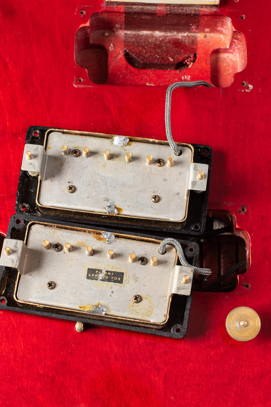 PAF Patent Applied For pickups on Gibson ES-355 1961