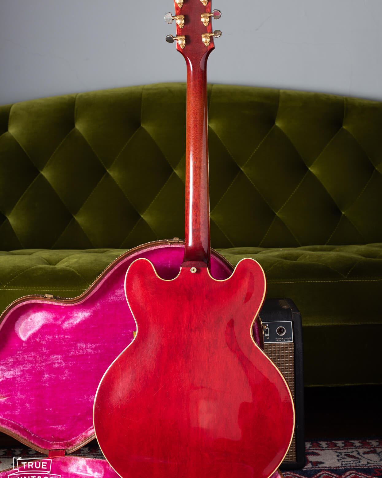 Back of Gibson ES-355 1961 Cherry Red