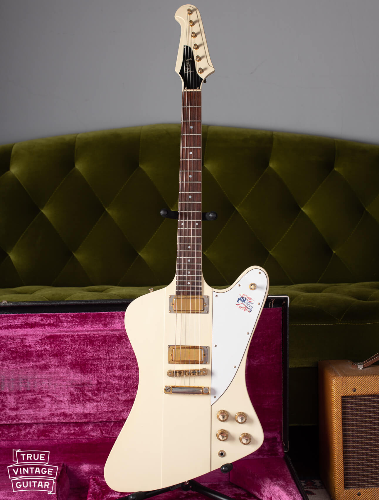 Gibson Firebird 76 White 1977 guitar in original case