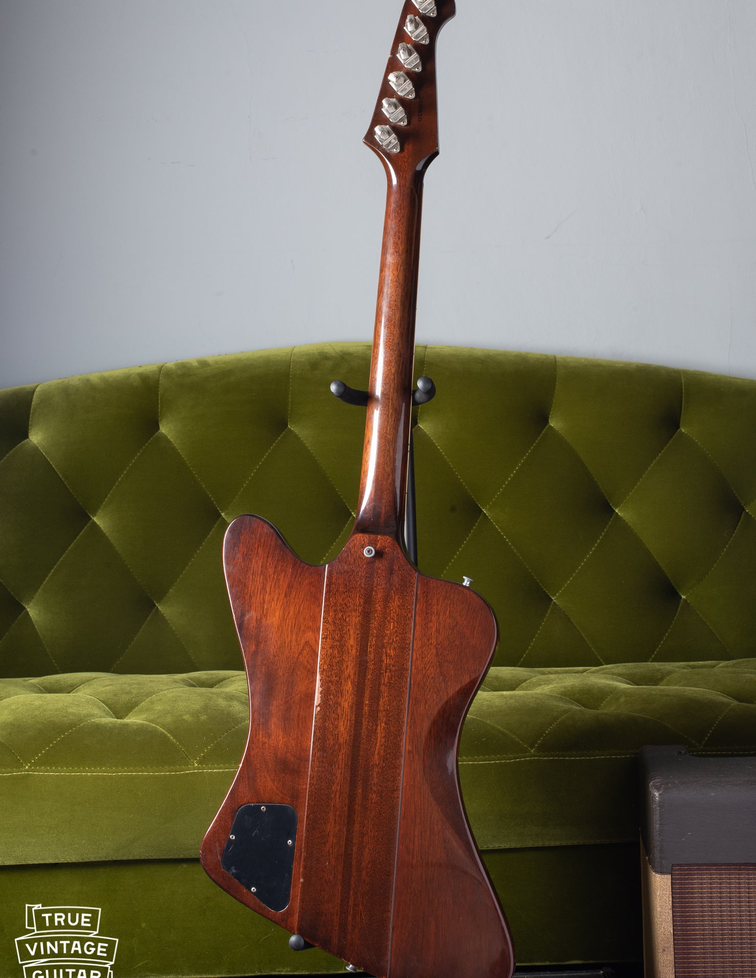 Back of 1964 Gibson Firebird V Reverse with neck through