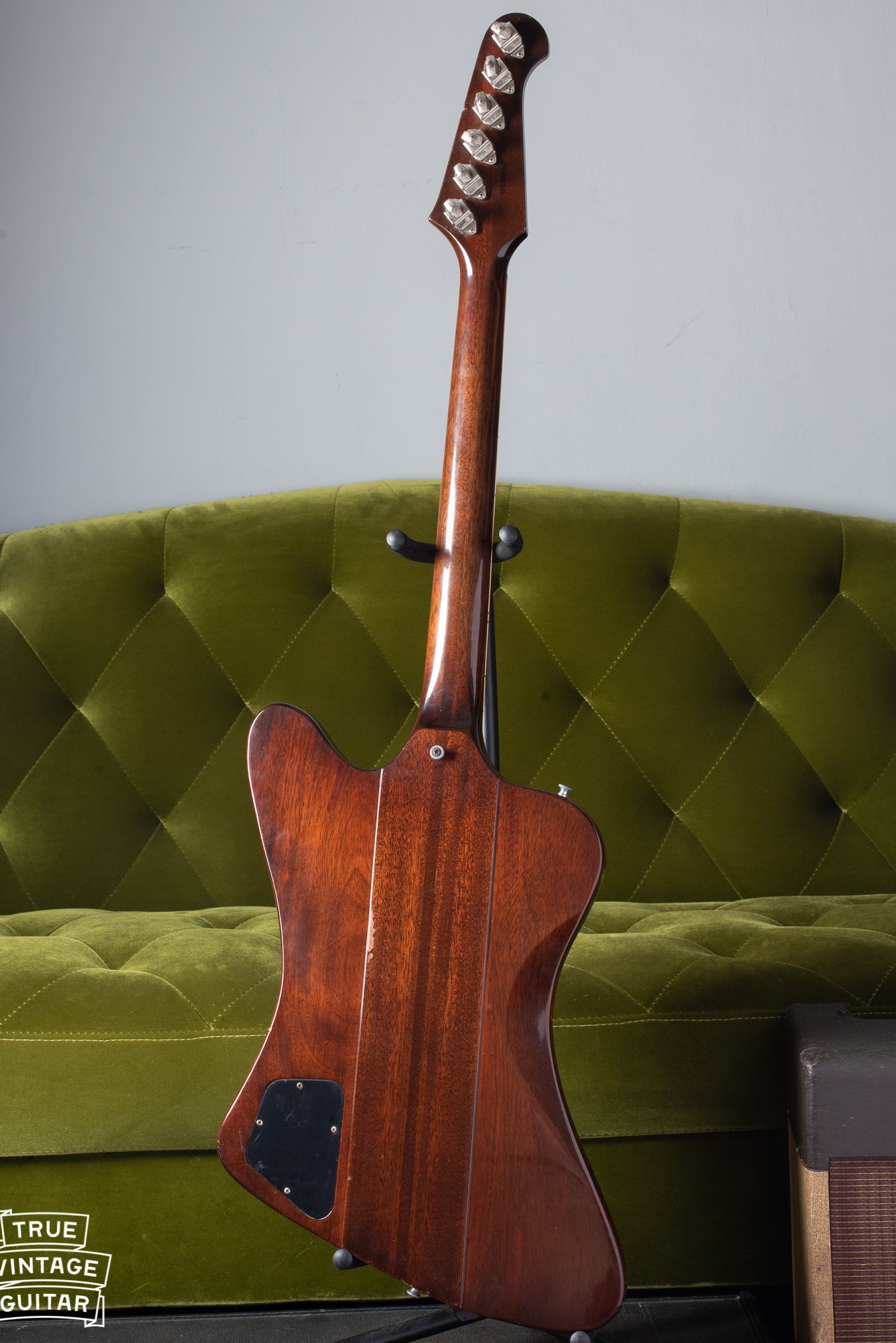 Back of 1964 Gibson Firebird V Reverse with neck through