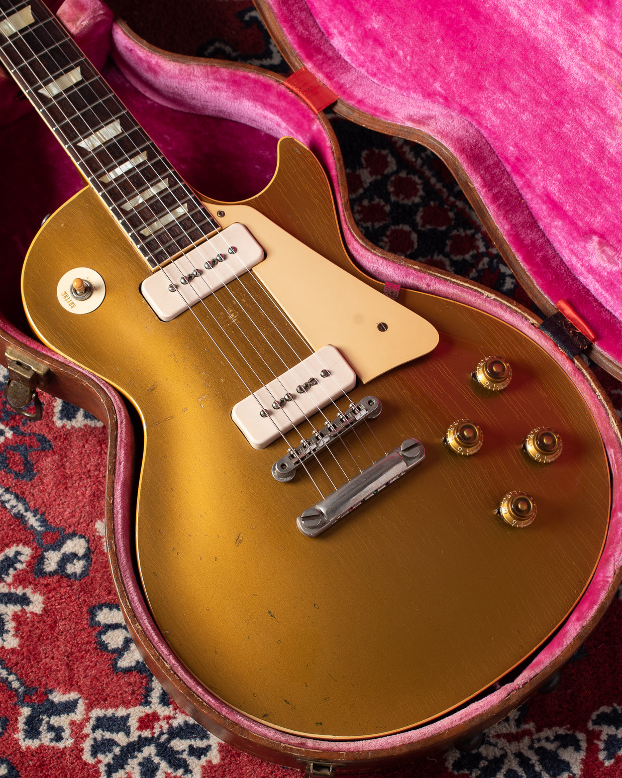 Les Paul goldtop 1956 gibson guitar in case