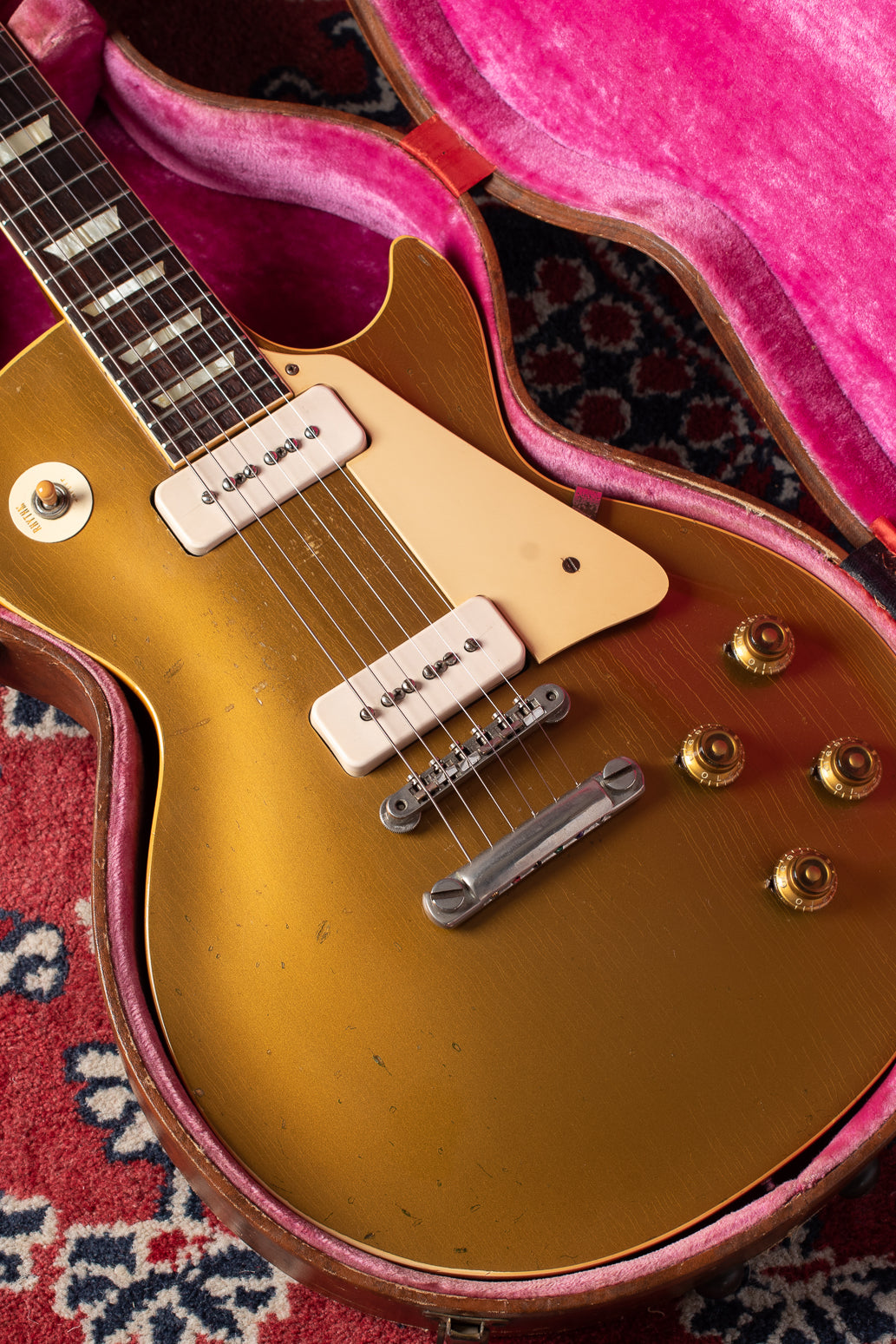 Les Paul goldtop 1956 gibson guitar in case