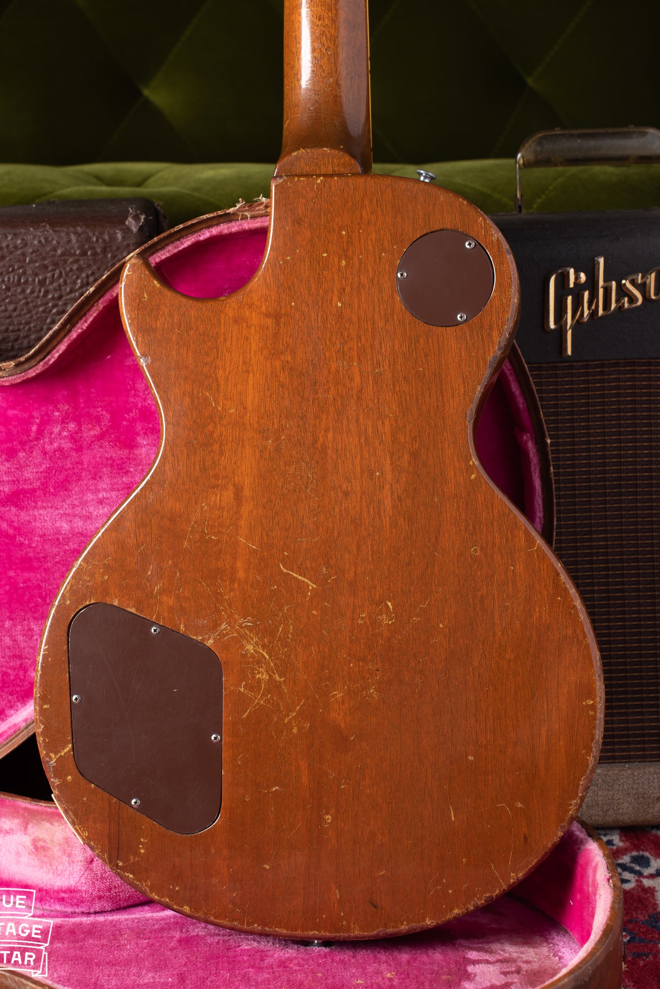 Back of Gibson Les Paul 1956
