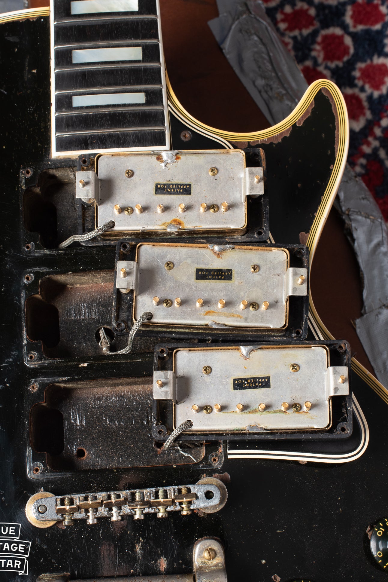 Patent Applied For PAF pickups 1960 Les Paul Custom