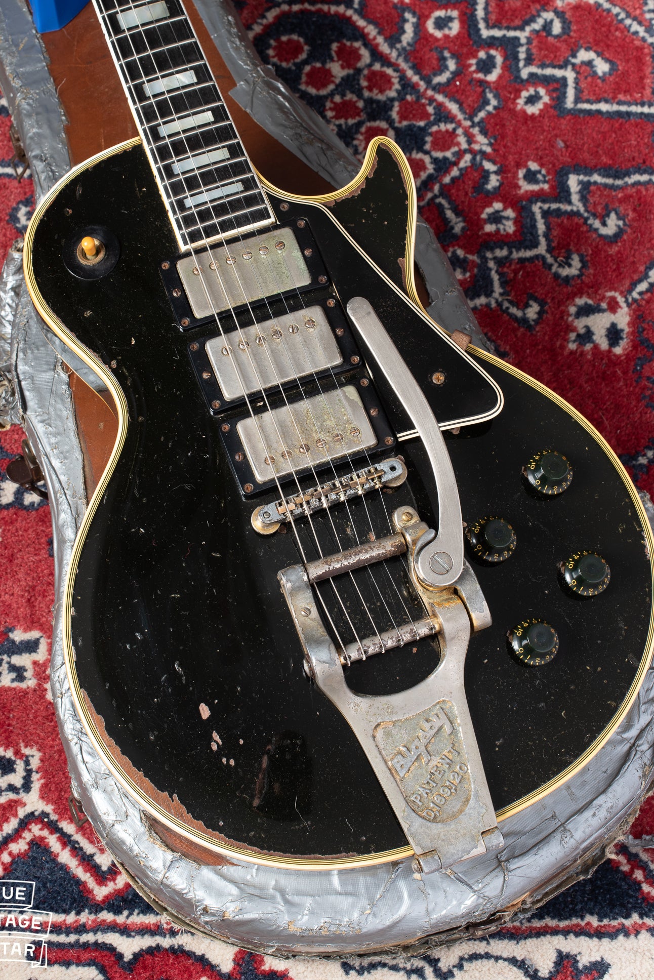 Gibson Les Paul Custom 1960 black with Bigbsy tailpiece