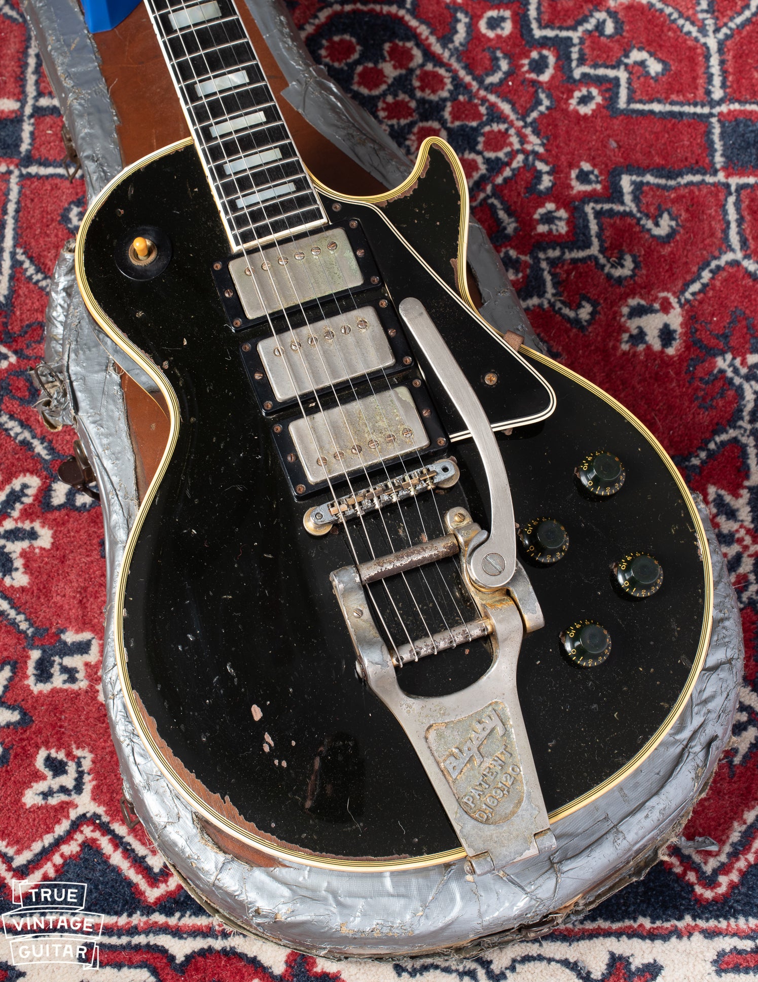 Gibson Les Paul Custom 1960 black with Bigbsy tailpiece