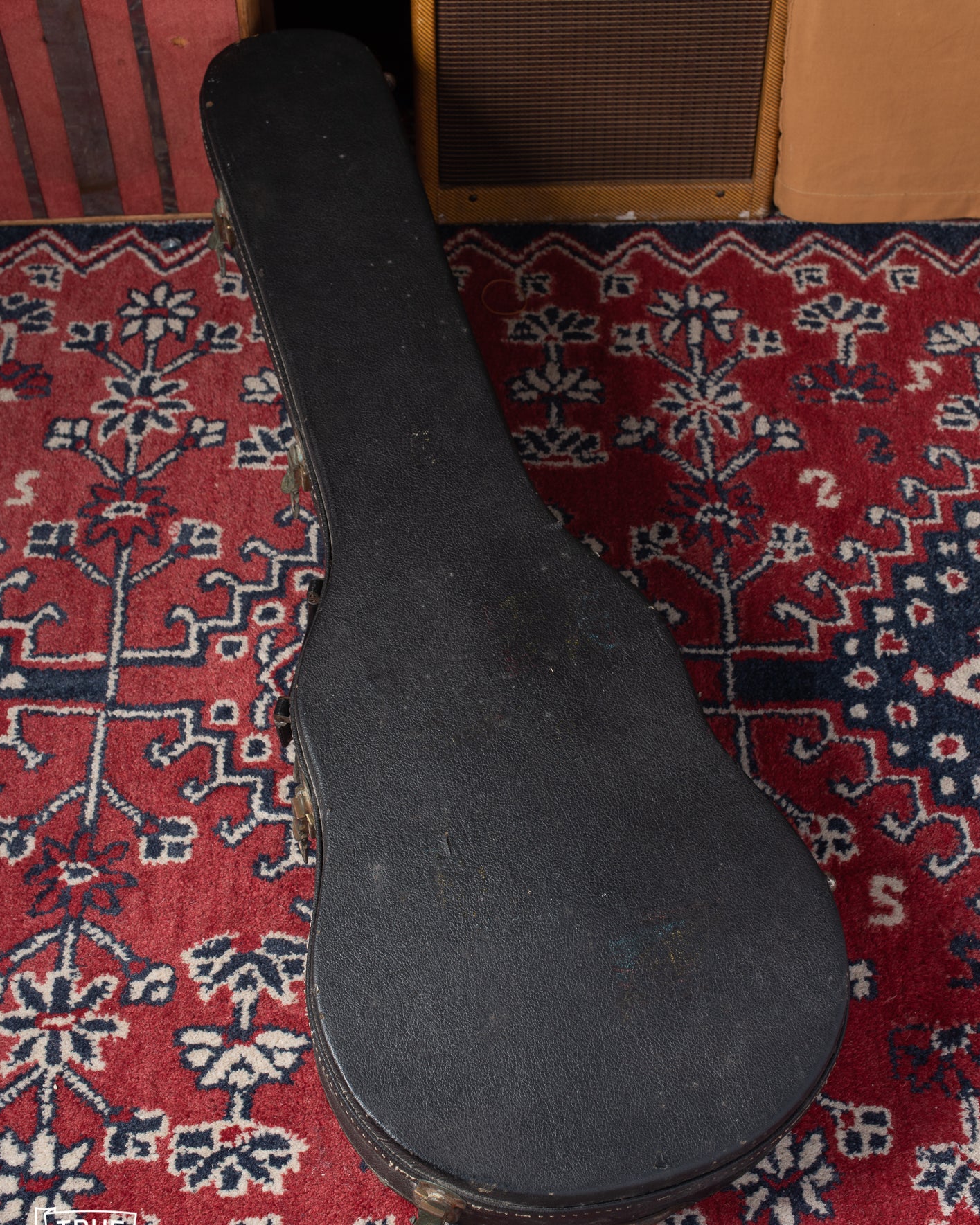Original black case for 1969 Gibson Les Paul Custom