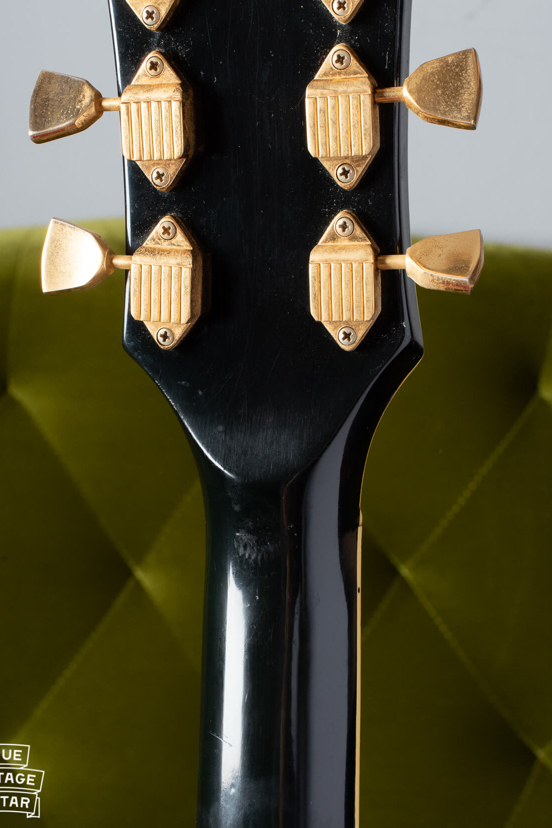 Neck volute of Gibson Les Paul Custom 1974
