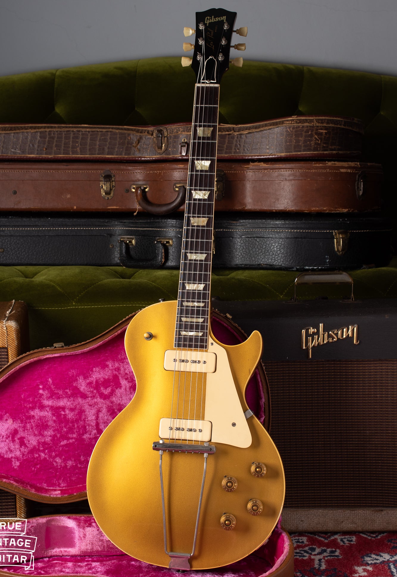 Gibson Les Paul gold goldtop guitar 1952