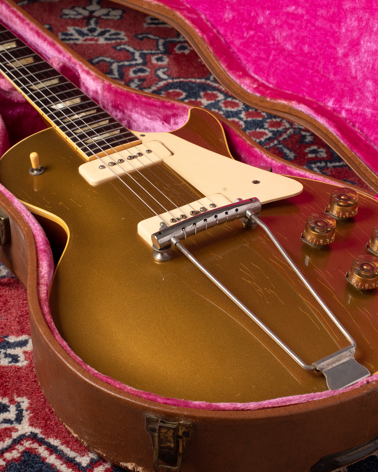 Trapeze bridge 1952 Gibson Les Paul goldtop