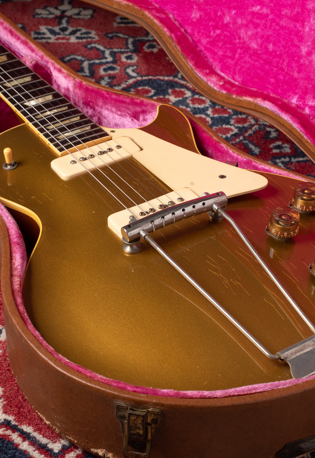 Trapeze bridge 1952 Gibson Les Paul goldtop