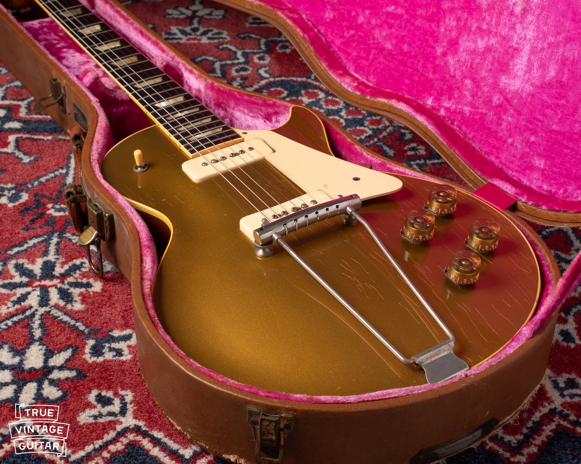 Trapeze bridge 1952 Gibson Les Paul goldtop