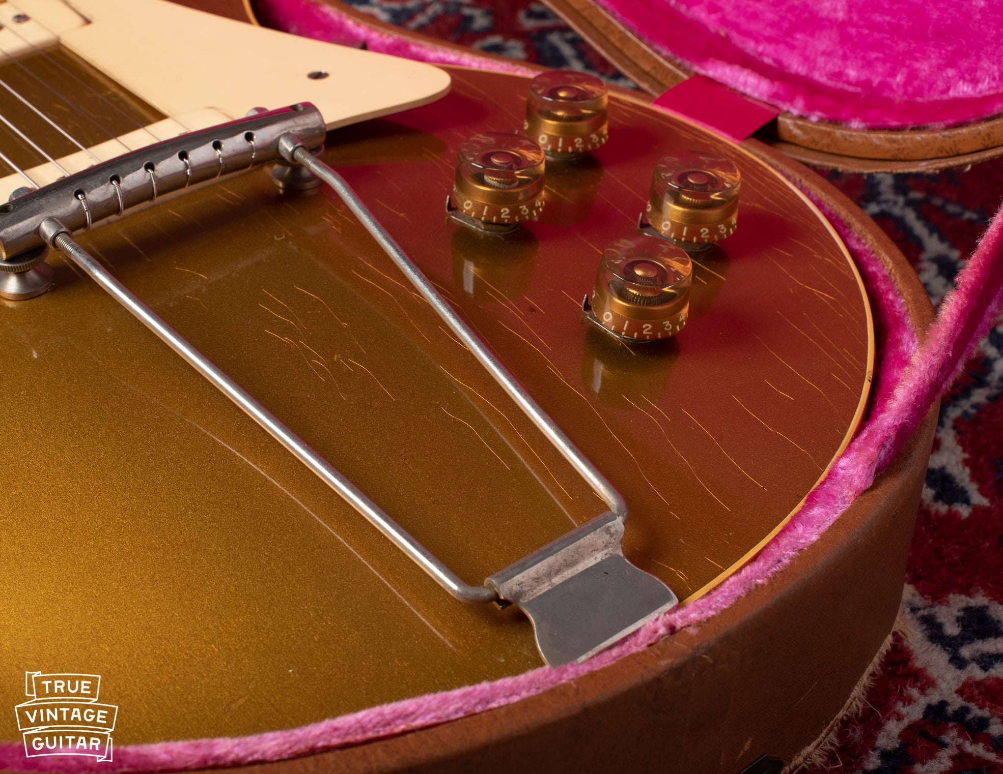 Finish checking Gibson Les Paul 1950s Gold goldtop