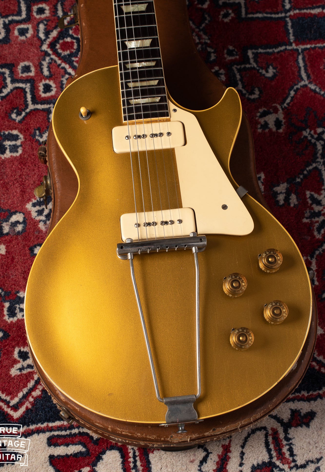 1952 goldtop Gibson Les Paul guitar