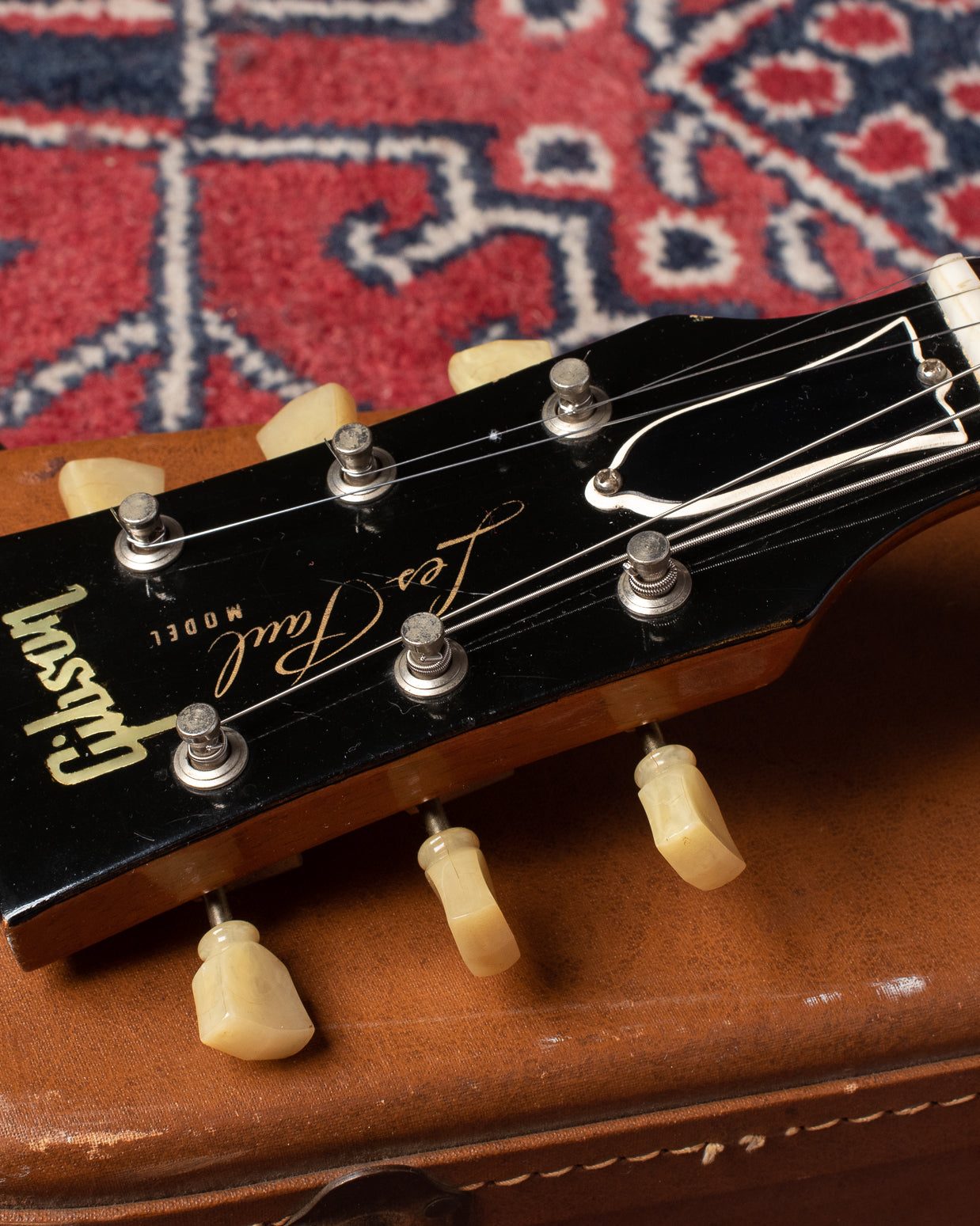 Original 1950s Gibson Les Paul headstock neck
