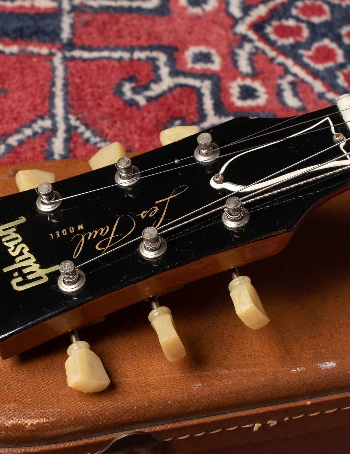 Original 1950s Gibson Les Paul headstock neck