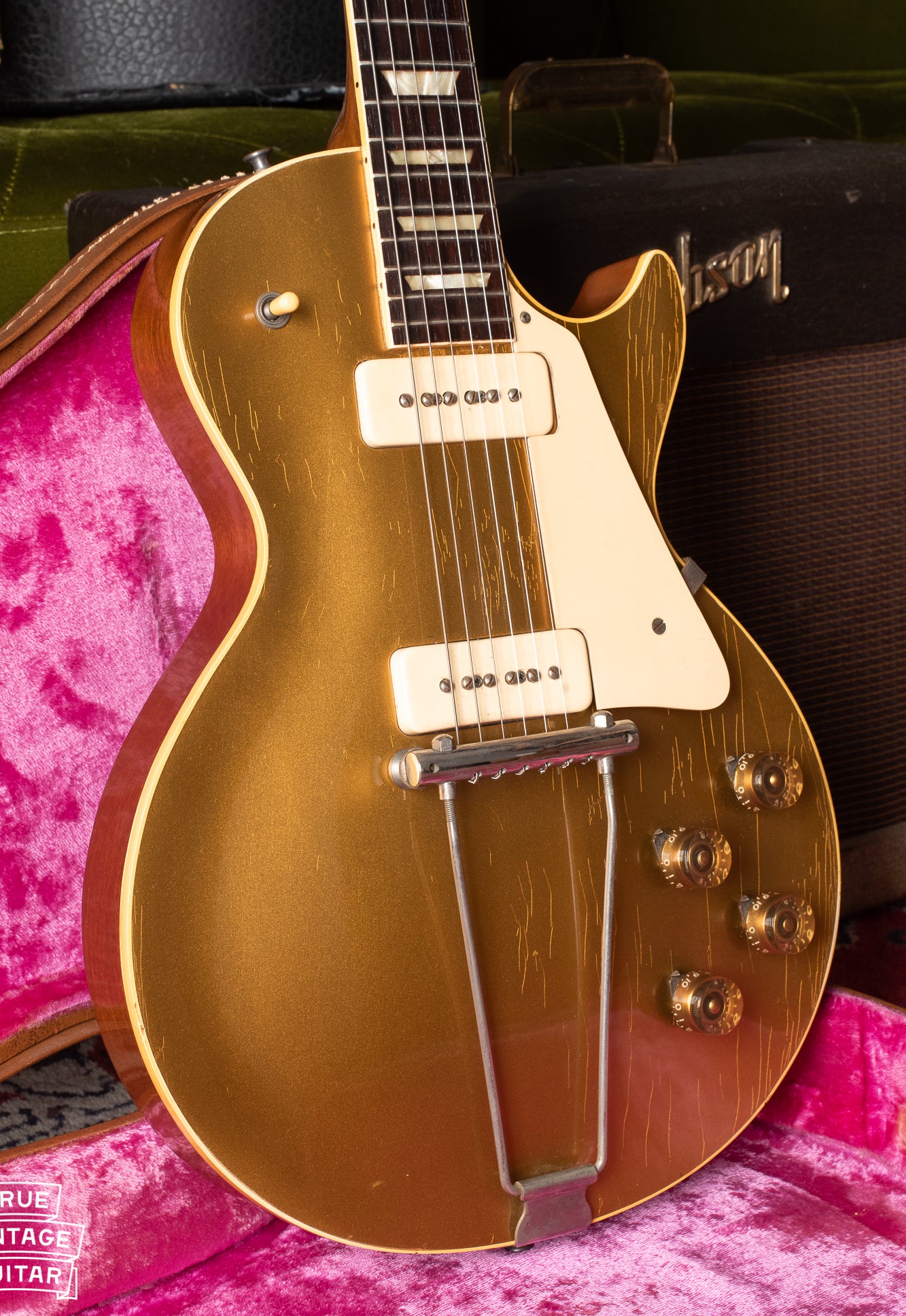 Finish checking on original 1950s Gibson Les Paul goldotp