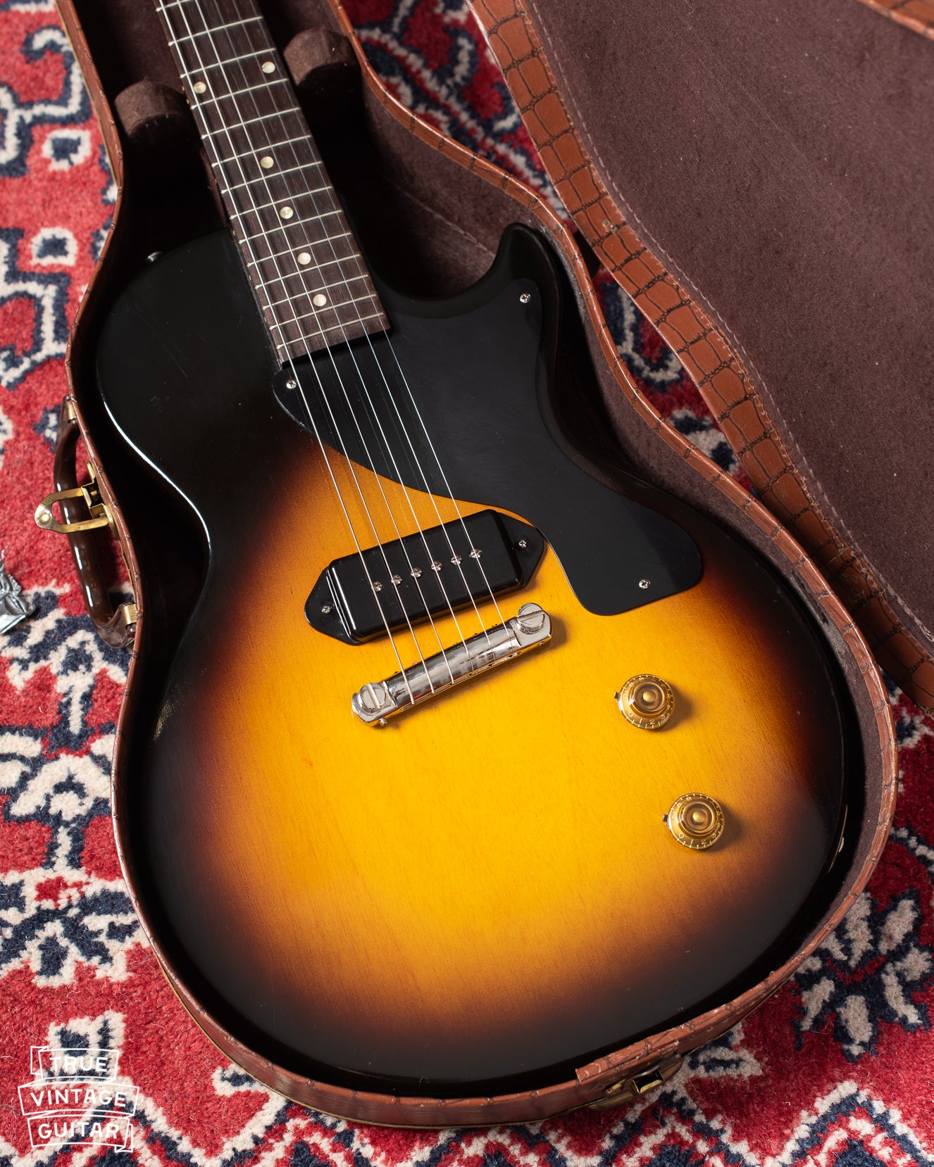 Gibson Les Paul Junior 1958 body in faux alligator original case