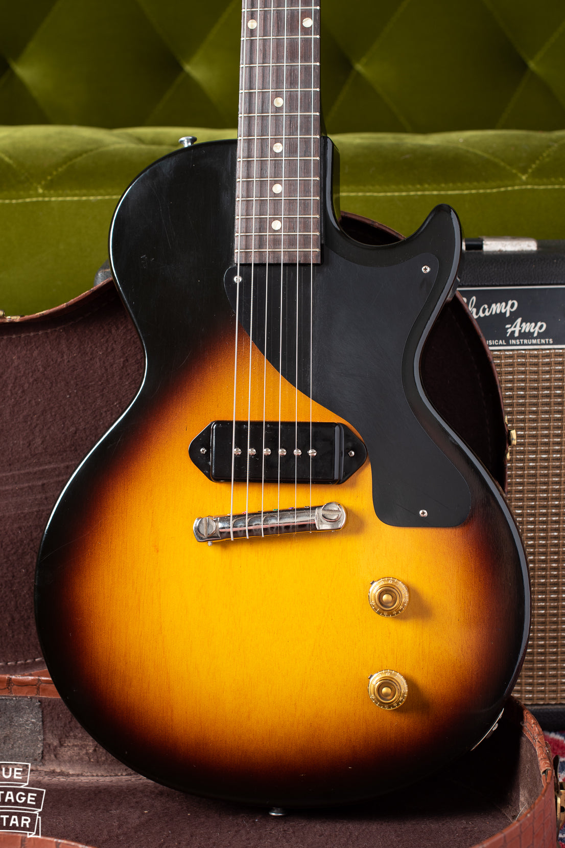 Gibson Les Paul Junior 1958 vintage guitar in Sunburst finish