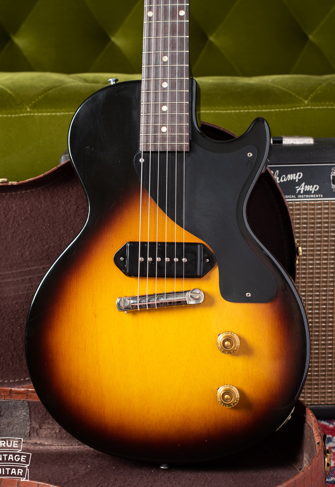 Gibson Les Paul Junior 1958 vintage guitar in Sunburst finish