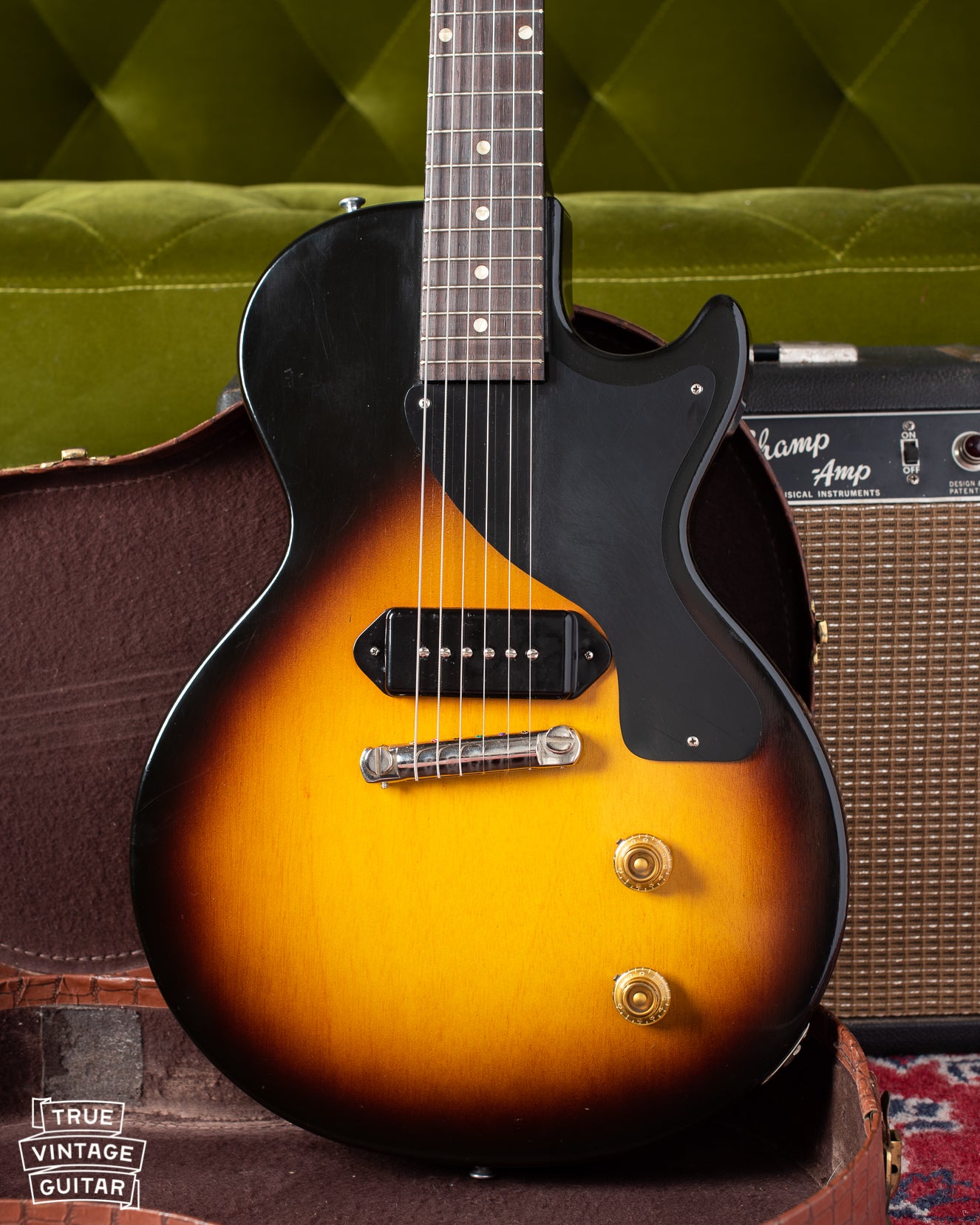 Gibson Les Paul Junior 1958 vintage guitar in Sunburst finish