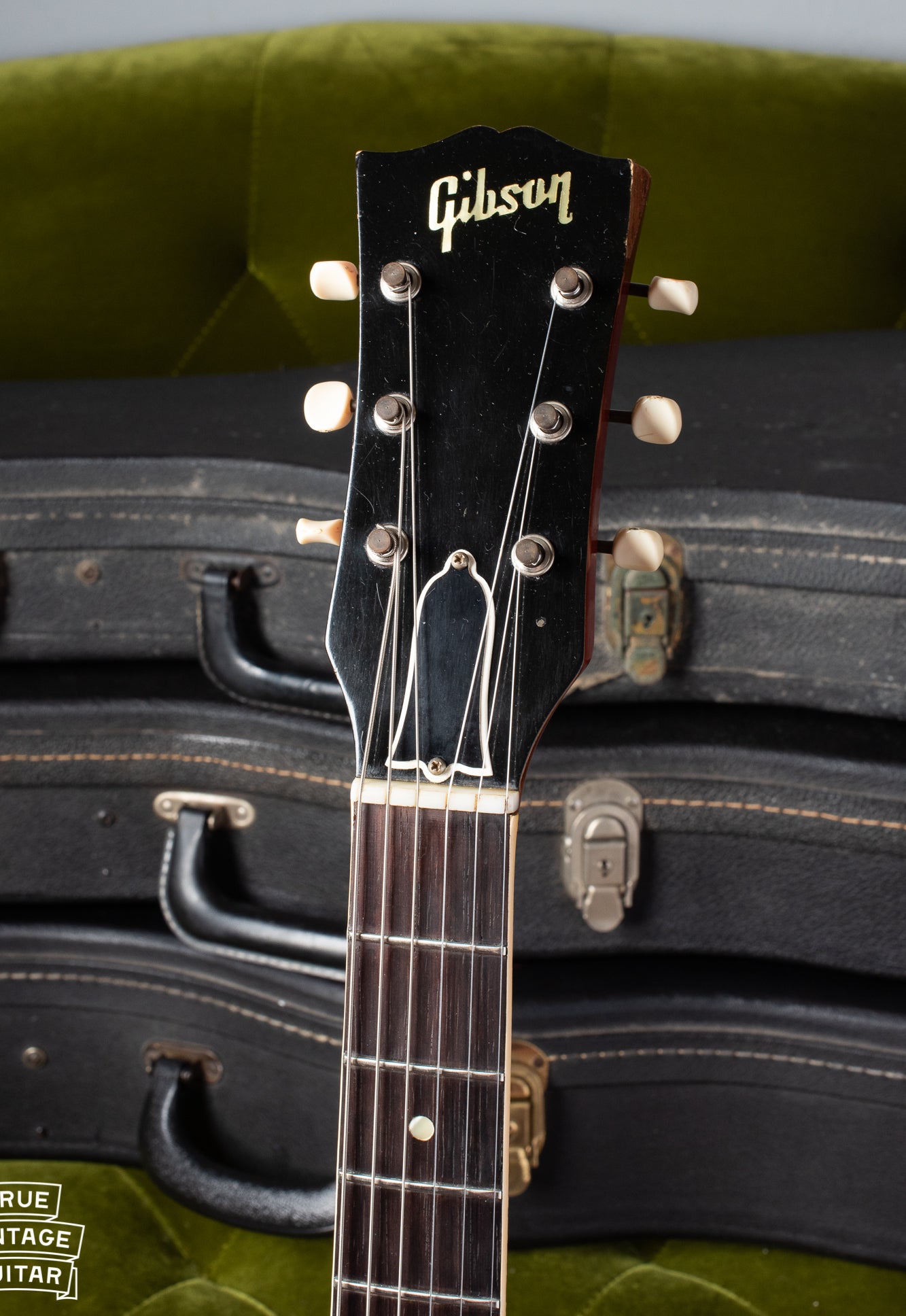 Gibson Les paul Special 1960 headstock with pearl logo