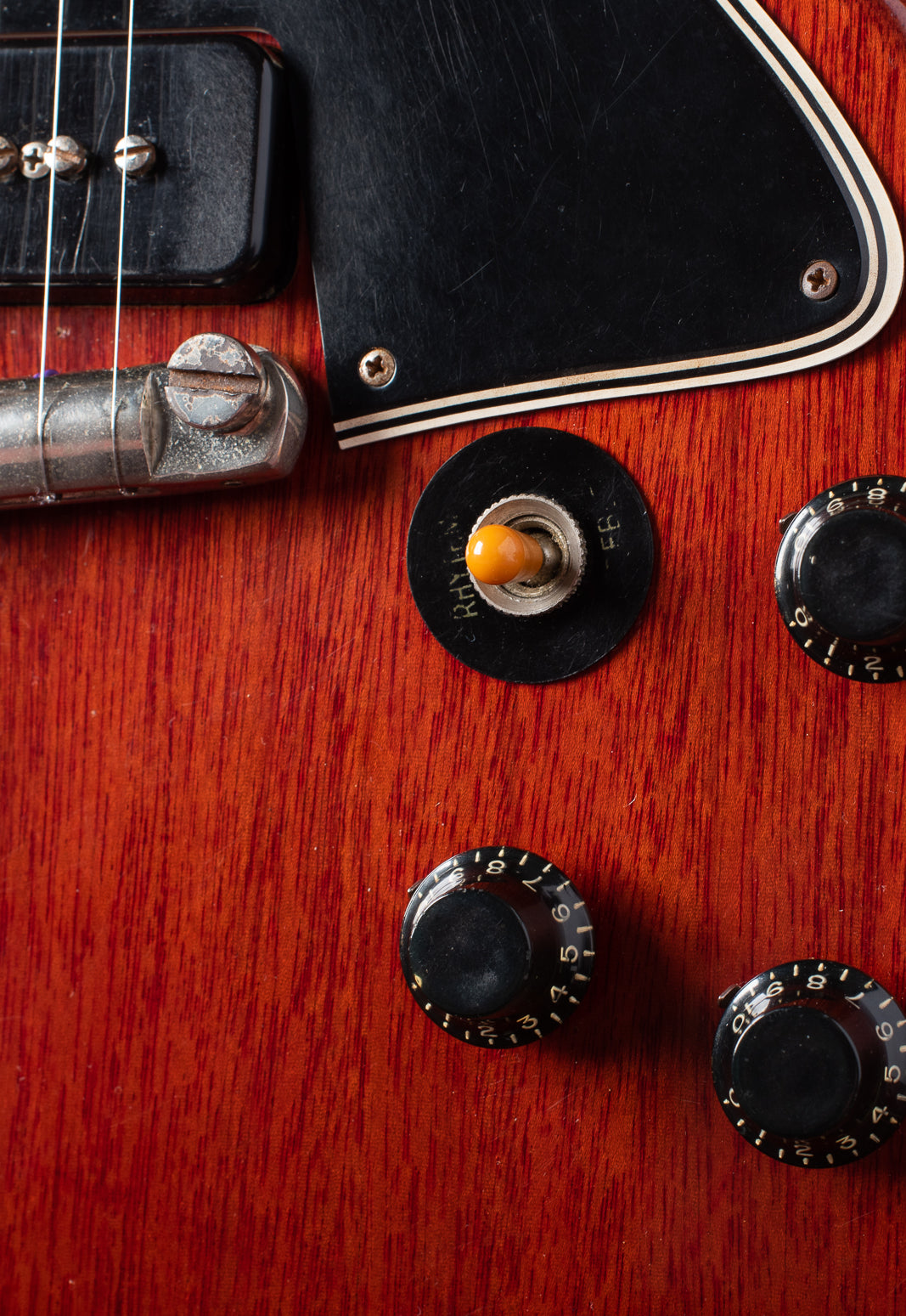 Catalin switch tip on Gibson Les Paul Special 1960