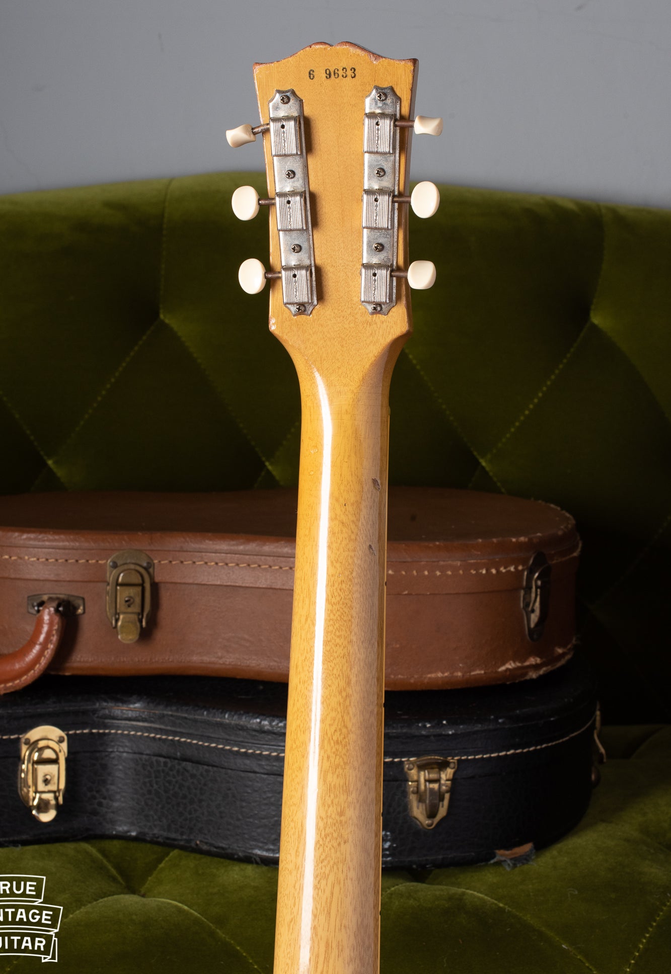 Back of neck of Gibson Les Paul Special 1956