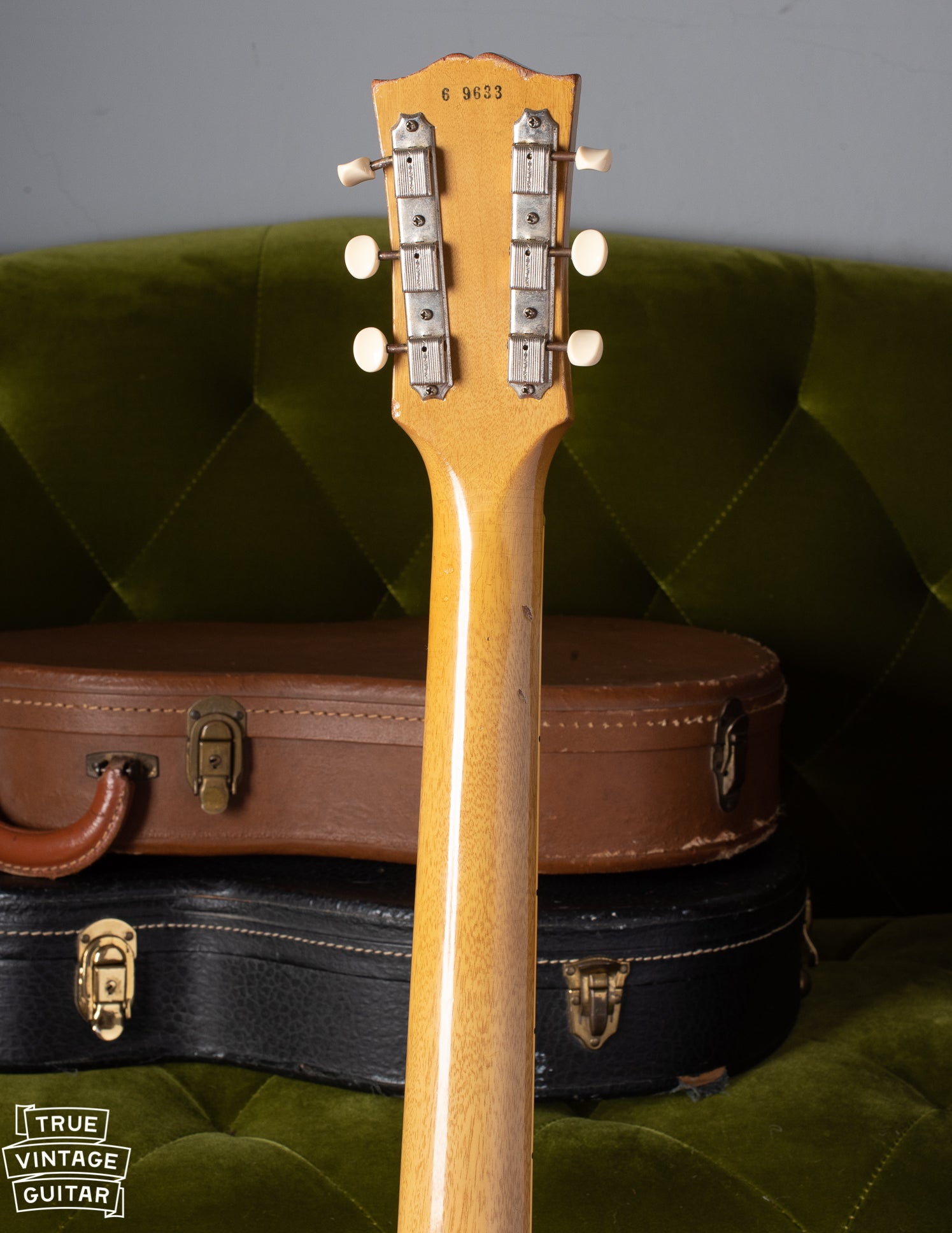 Back of neck of Gibson Les Paul Special 1956