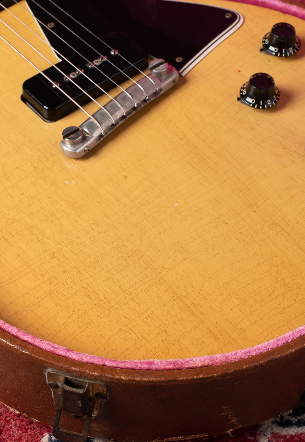 Finish checking on Gibson Les Paul Special 1956