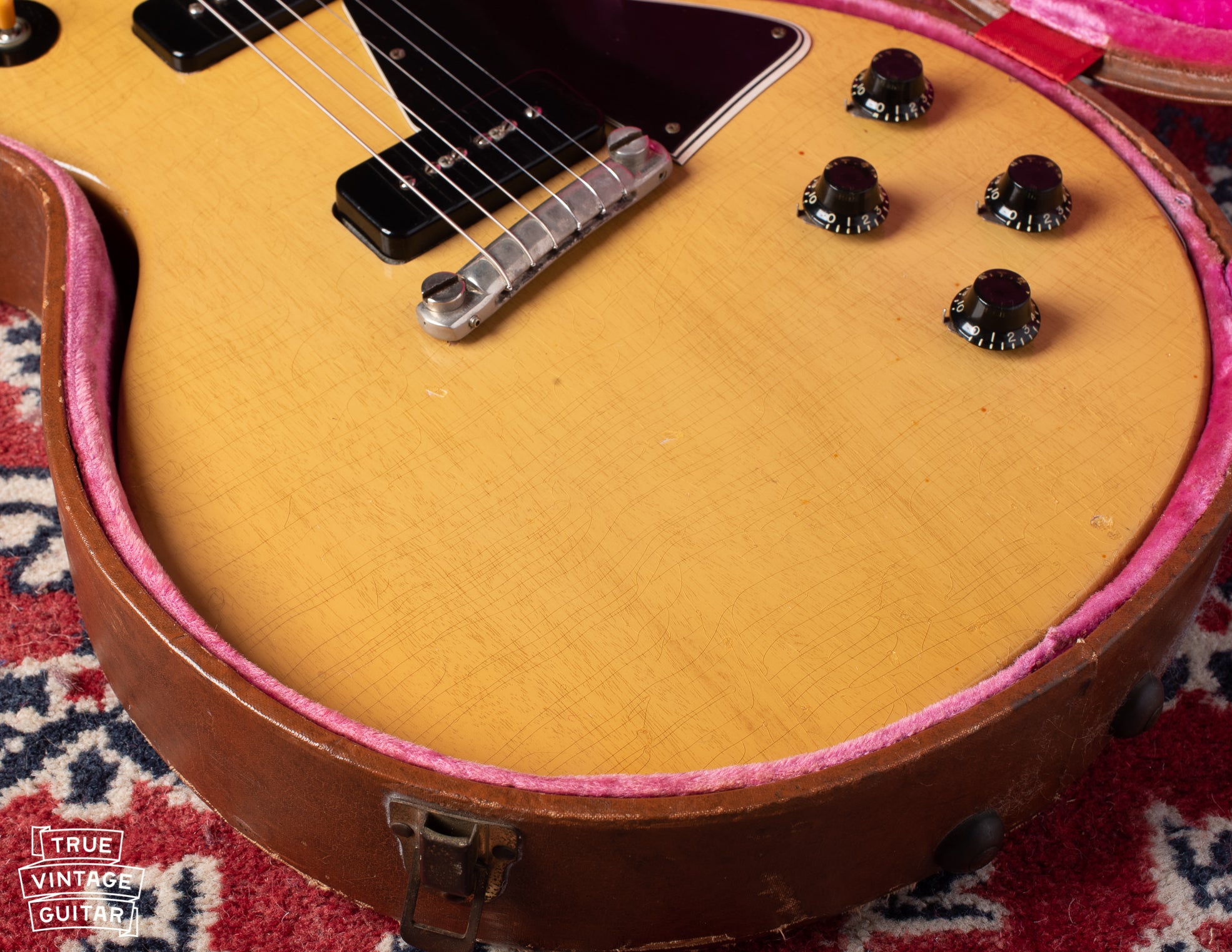 Finish checking on Gibson Les Paul Special 1956