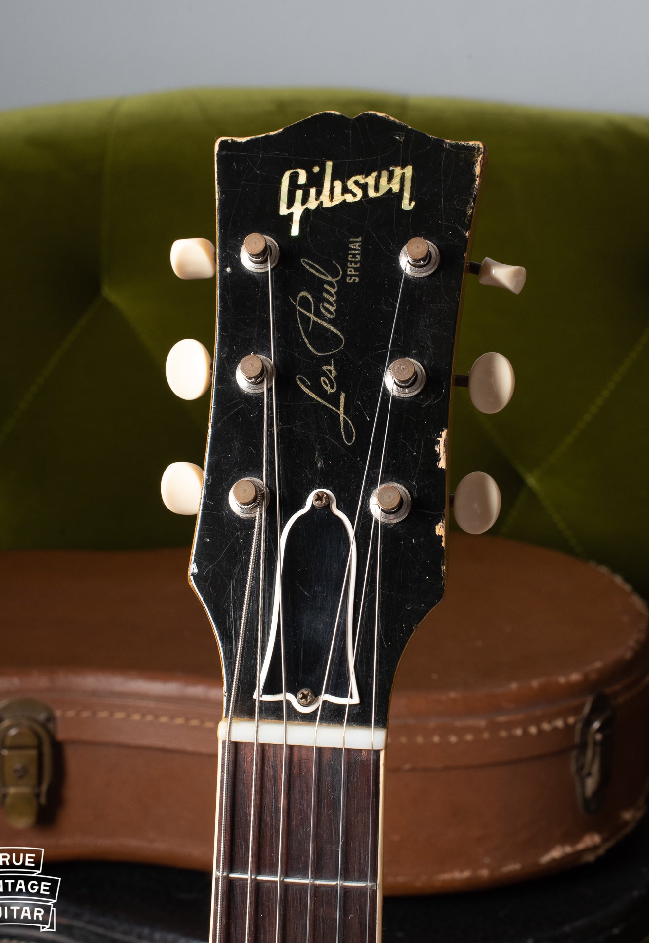 1950s Gibson Les Paul headstock and neck