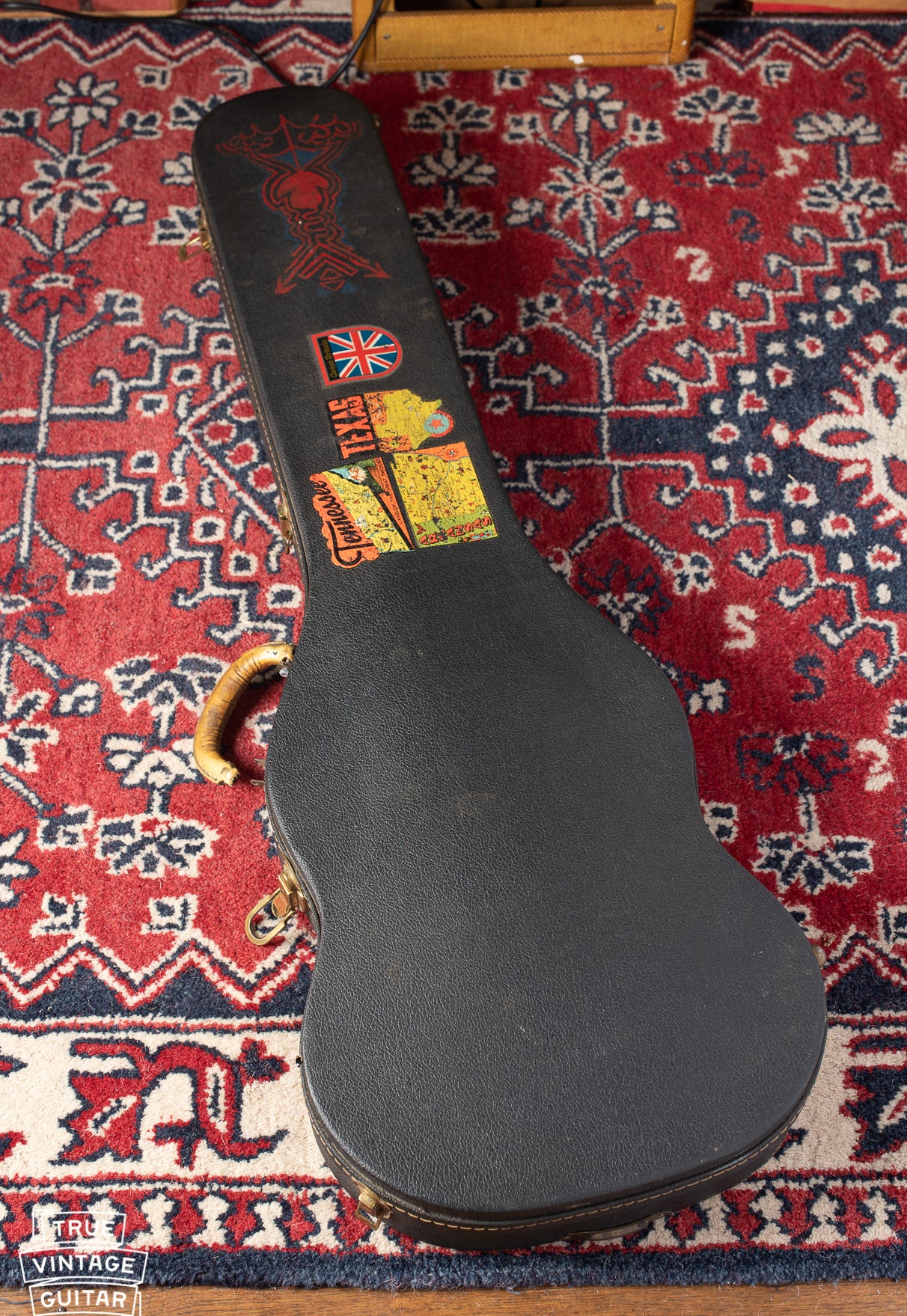 Original case with stickers for 1969 Gibson SG Standard