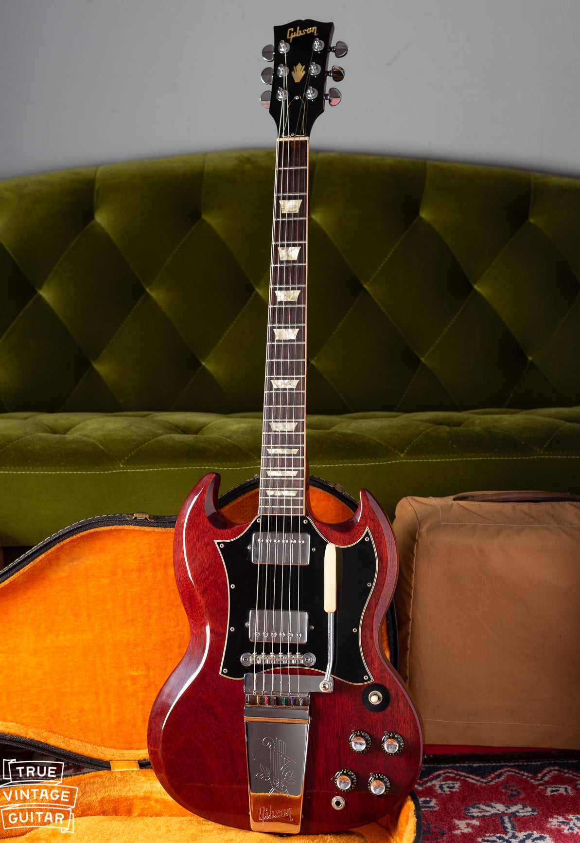 Gibson SG Standard 1969, Cherry Red, vintage original guitar
