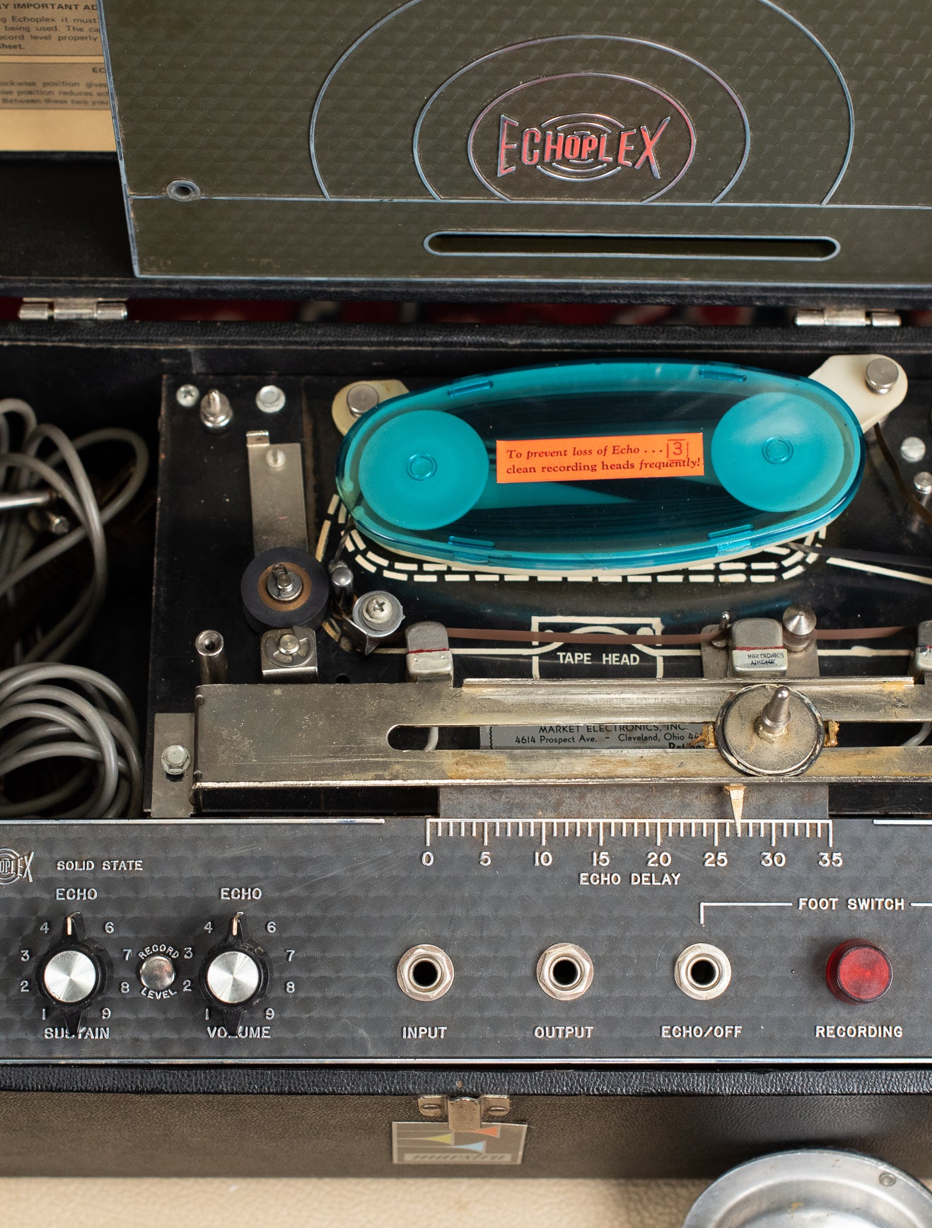 Black top Maestro Echoplex EP-3 tape echo delay