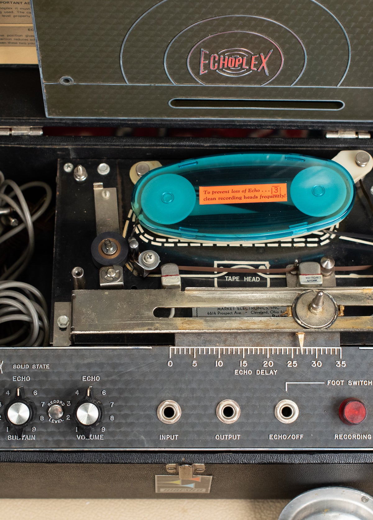 Black top Maestro Echoplex EP-3 tape echo delay